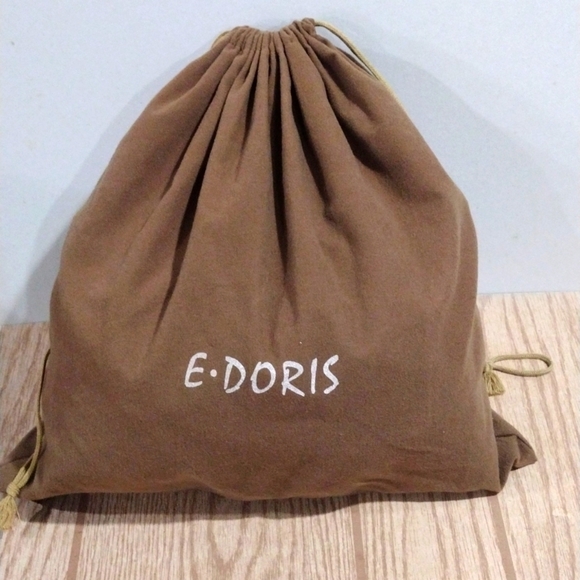 E. Doris Brown Drawstring protection Storage Dust Bag 17.5 x 17.5 inches - Picture 1 of 7